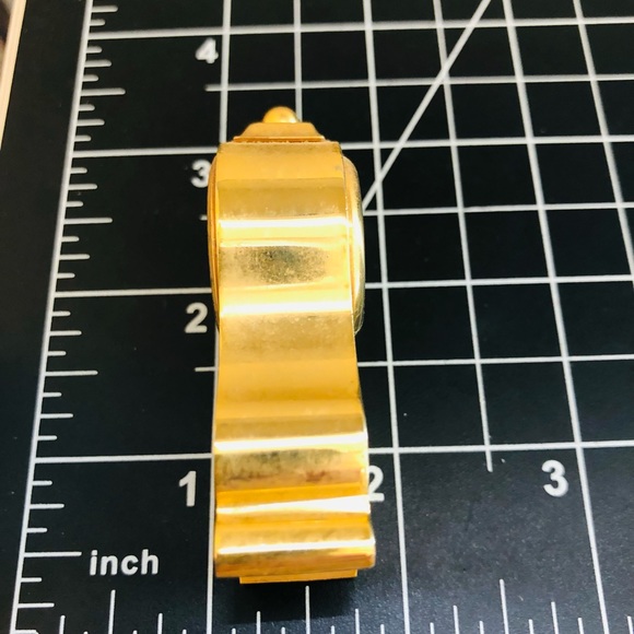 Small vintage brass miniature grandfather clock - Picture 7 of 9